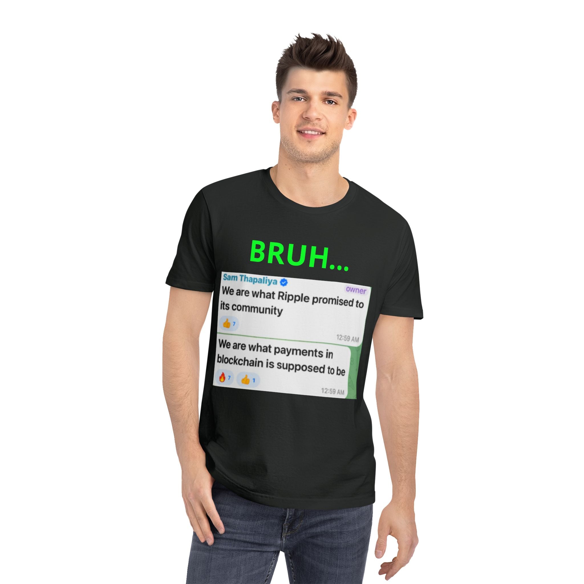 BRUH t-shirt Scam Thapaliya quote, limited release.