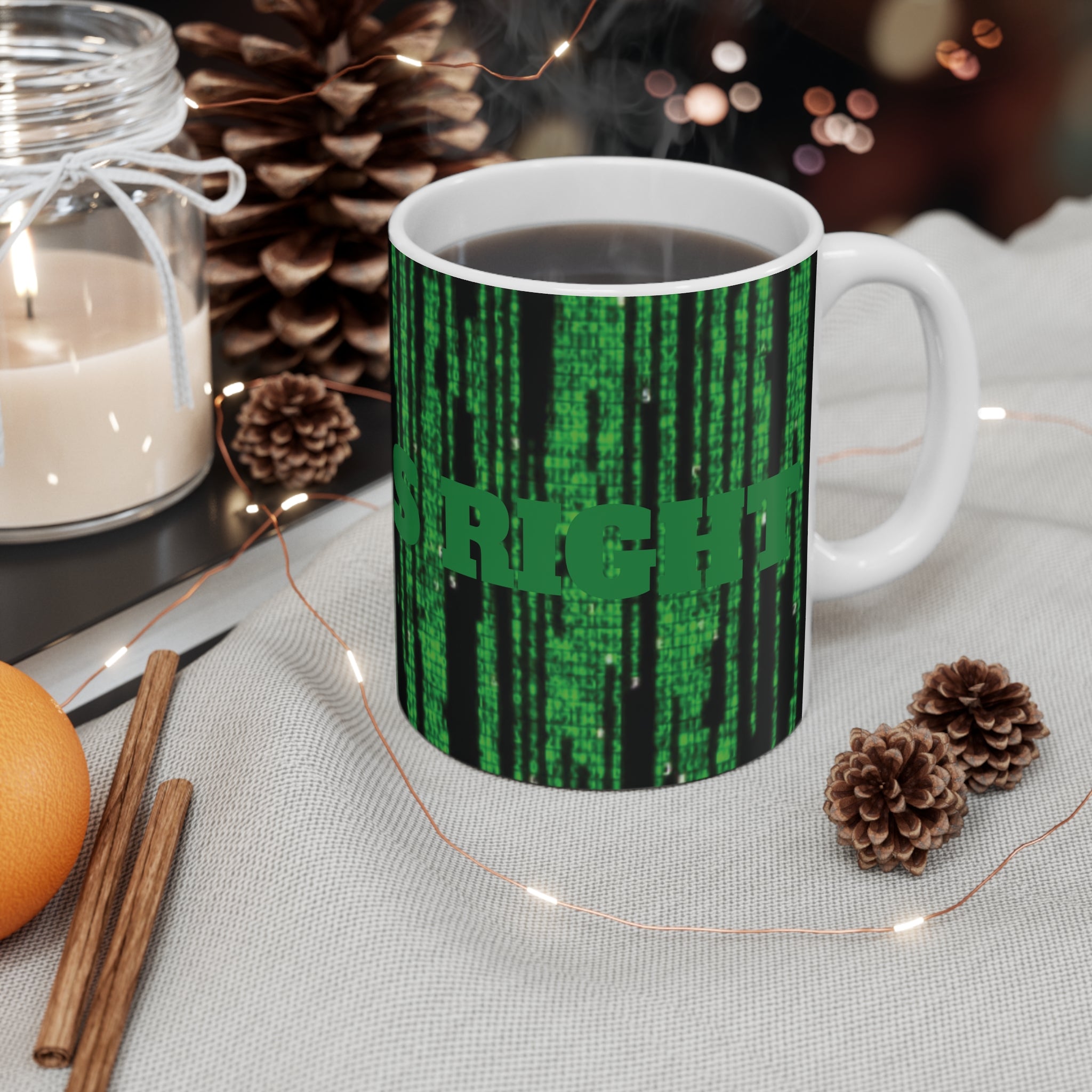 Very Ugly NFC Was Right Matrix-Themed 11oz Mug — NoFaceCrypto